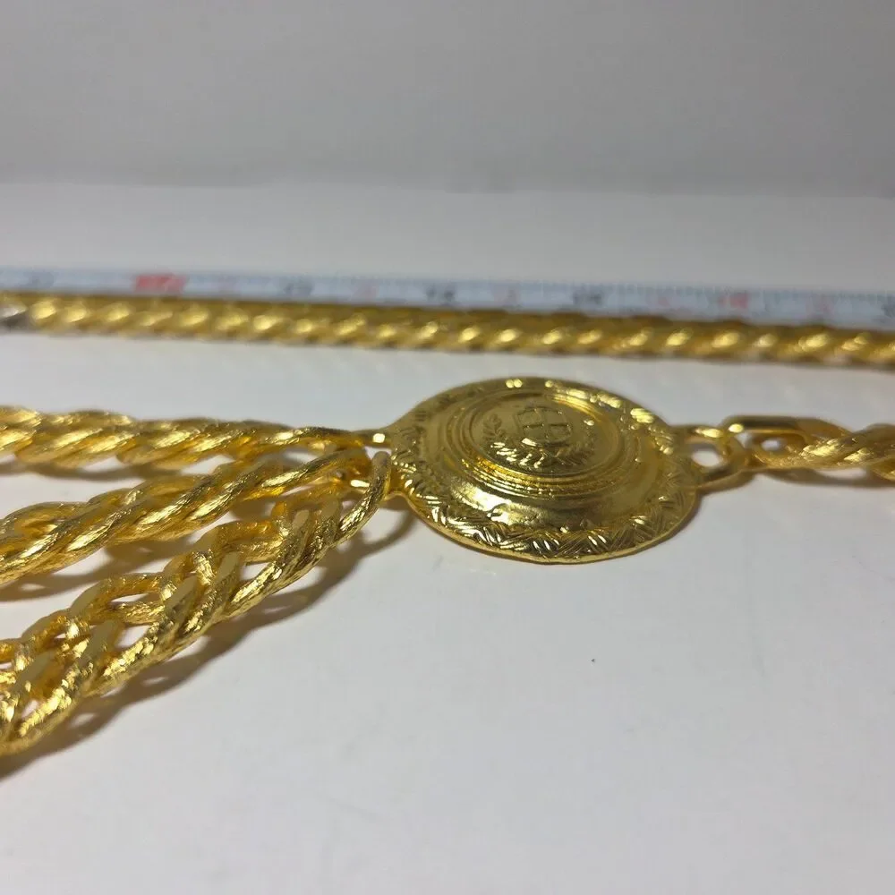 Gold Multi-Chain Decorative Belt